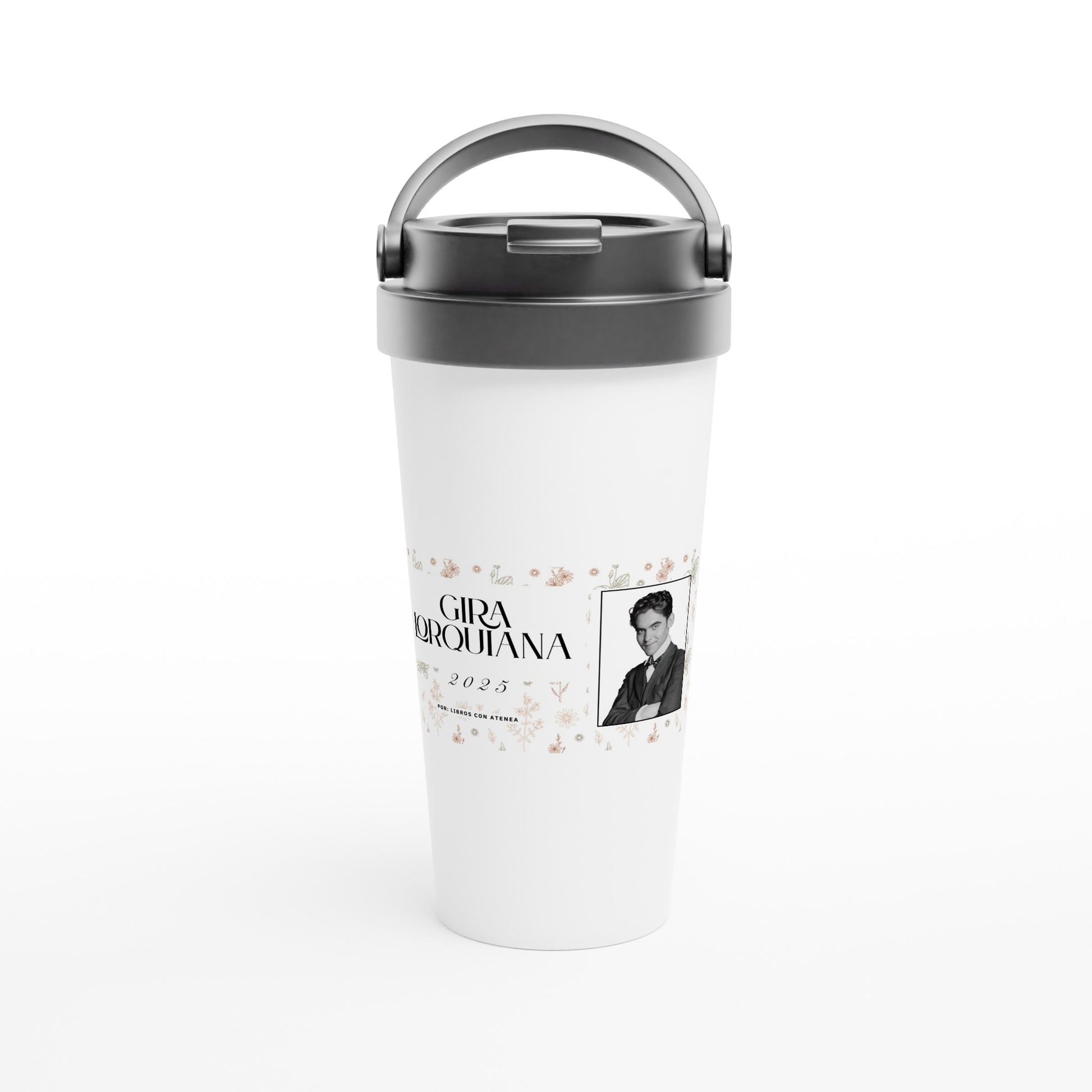 Celebra la poesía de Federico García Lorca con el termo premium oficial de la Gira Lorquiana 2025. Acero inoxidable, diseño exclusivo y eco-friendly. Edición limitada para amantes de la literatura y coleccionistas. ¡Compra online y apoya la cultura!