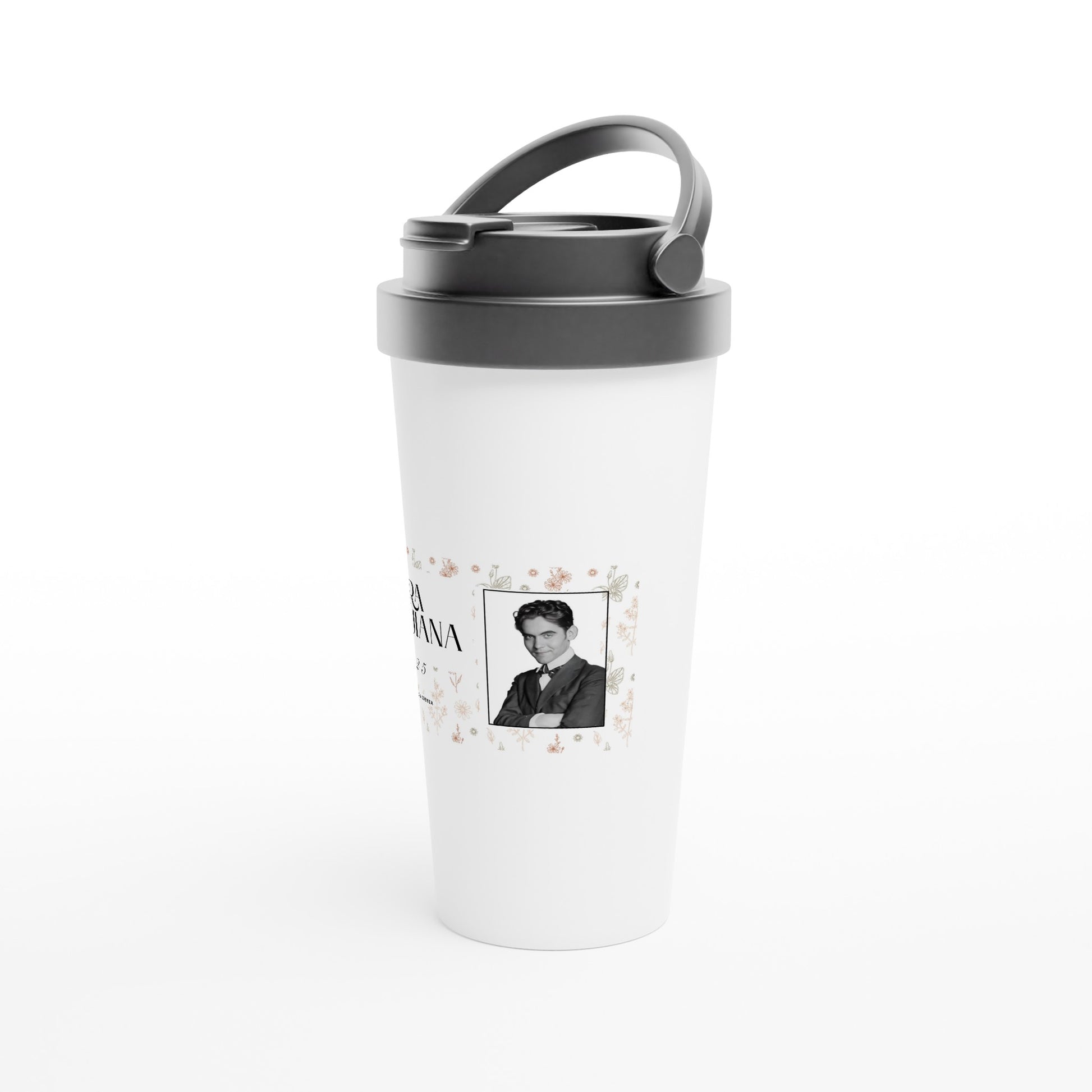 Celebra la poesía de Federico García Lorca con el termo premium oficial de la Gira Lorquiana 2025. Acero inoxidable, diseño exclusivo y eco-friendly. Edición limitada para amantes de la literatura y coleccionistas. ¡Compra online y apoya la cultura!