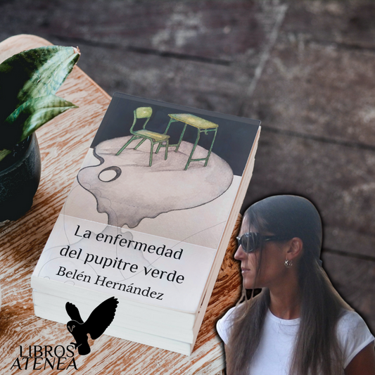 Nota al lector de La enfermedad del pupitre verde que según describe su autora, Belén Hernández es: «… un libro escrito en voz baja, en la oscuridad de la noche y en la intimidad de la soledad de una mente con su mente»—